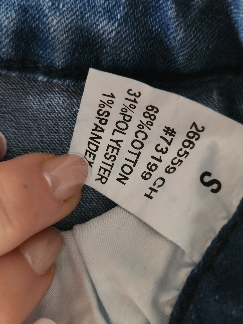 Flamingals Loose Fit Cropped Jeans Size: Small NWT (Fg3) - Picture 4 of 10